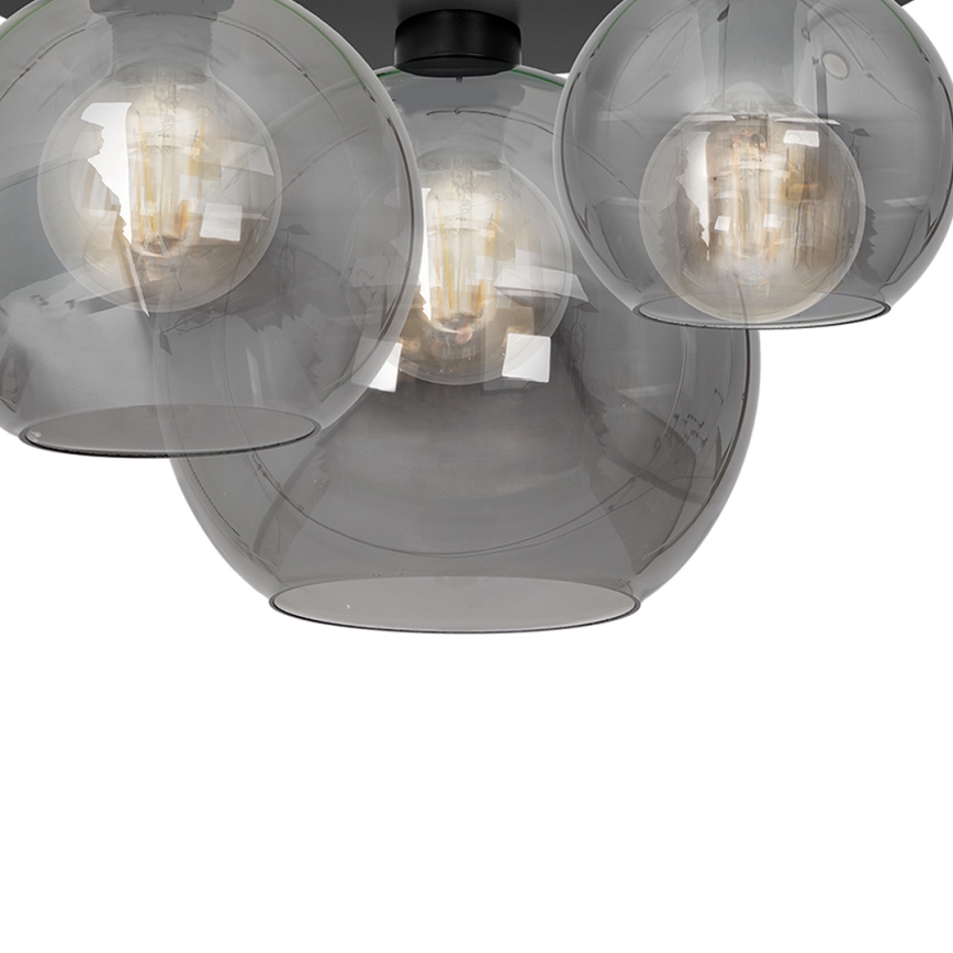 Stropní svítidlo SOFIA 3xE27/60W/230V černá