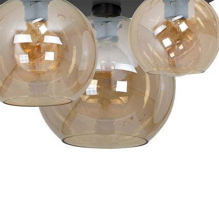 Stropní svítidlo SOFIA 3xE27/60W/230V hnědá