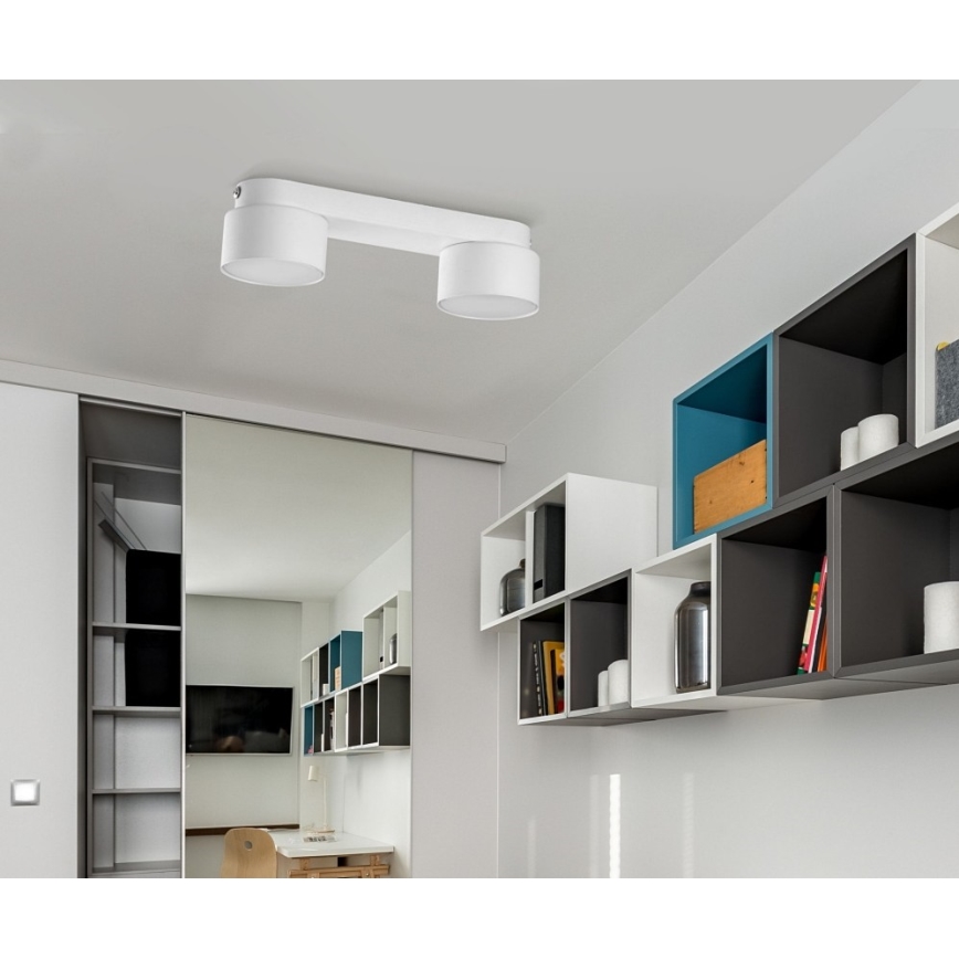 Stropní svítidlo SPACE 2xGX53/15W/230V bílá