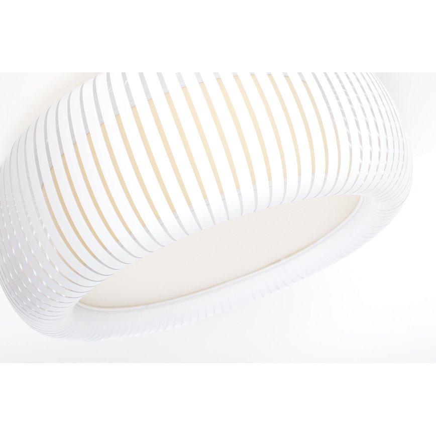 Stropní svítidlo STRIPES 2xE27/40W/230V pr. 55 cm bílá/krémová
