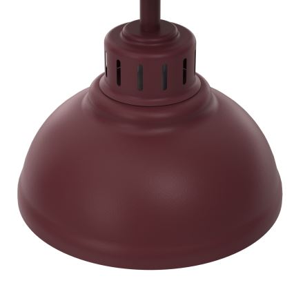 Stropní svítidlo SVEN 1xE27/15W/230V pr. 21 cm burgundy