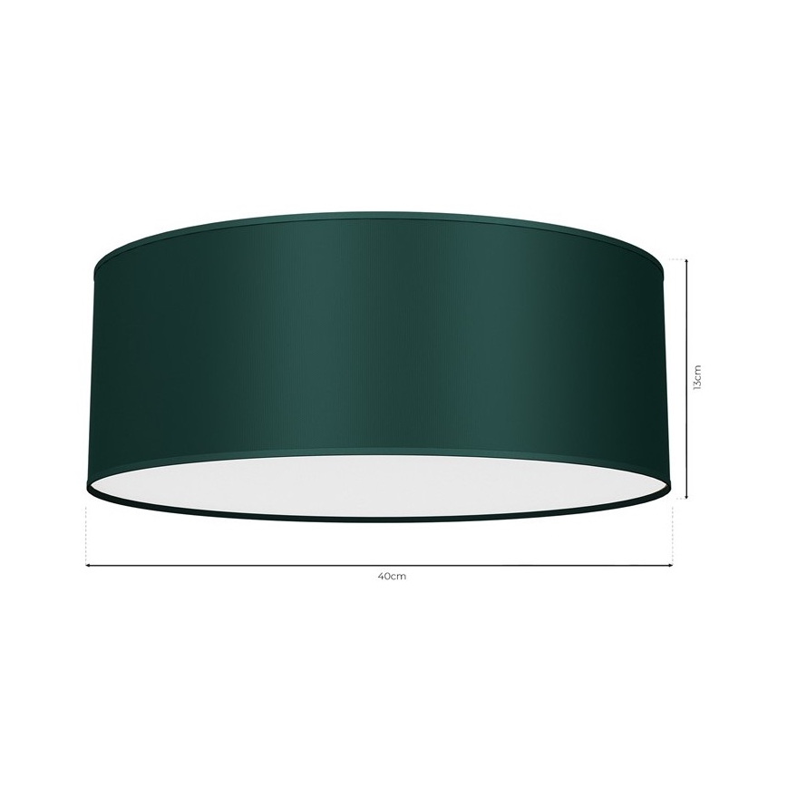 Stropní svítidlo VERDE 2xE27/60W/230V pr. 40 cm zelená