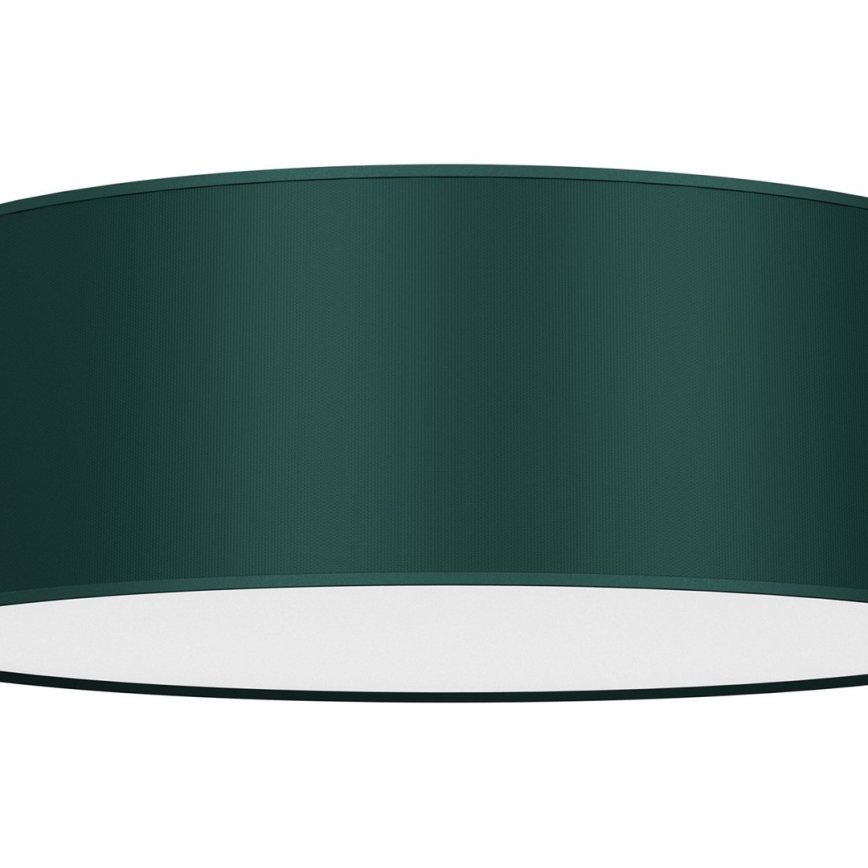 Stropní svítidlo VERDE 3xE27/60W/230V pr. 50 cm zelená