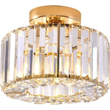 Stropní svítidlo VETRO 1xE27/15W/230V pr. 24,5 cm zlatá