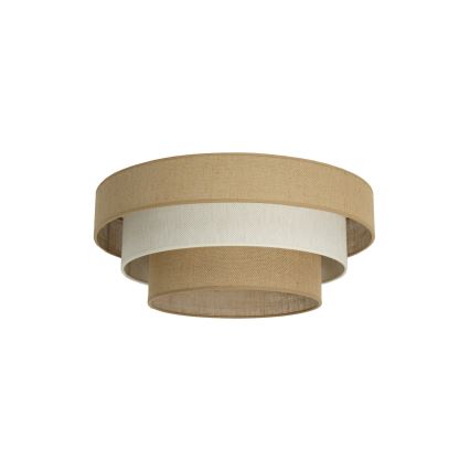 Stropní svítidlo WENTA 1xE27/60W/230V pr. 50 cm juta/krémová