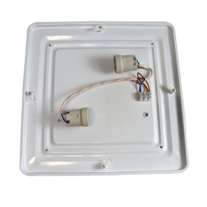 Stropní svítidlo WILTON 2xE27/60W/230V 37,5x37,5 cm černá