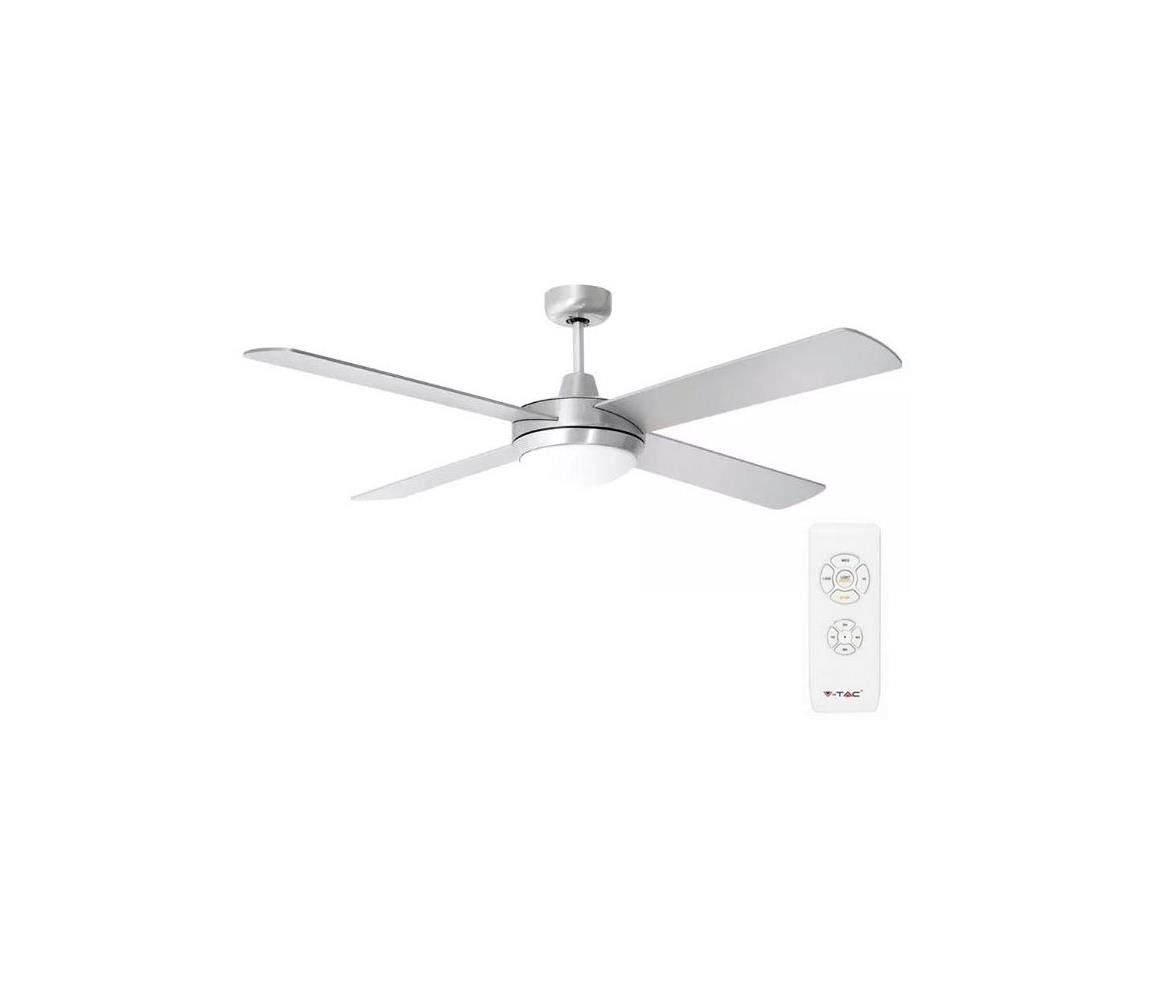 V-Tac Stropní ventilátor 2xE27/20W/230V + DO VT0544