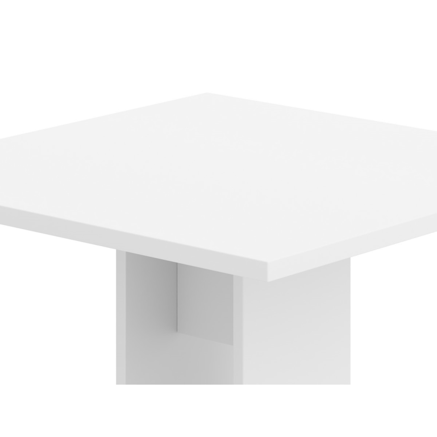Stůl STRAPO 68x68 cm bílá