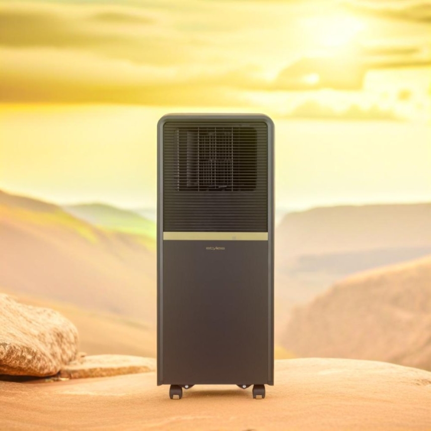 Stylies - Mobilní klimatizace POLARIX 1000W/230V 9000 BTU černá + dálkové ovládání