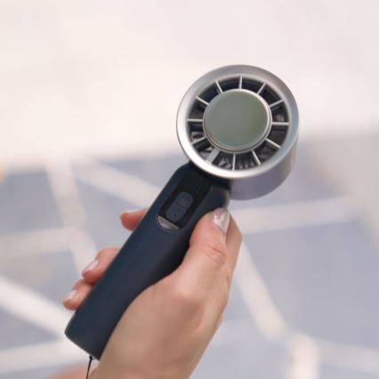 Stylies - Nabíjecí ruční ventilátor LACERTI 8W/5V 3000 mAh modrá