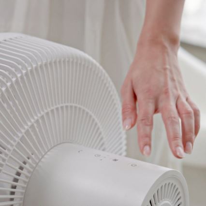 Stylies - Stojanový ventilátor 2v1 ANTILA 25W/230V 88 cm bílá + dálkové ovládání