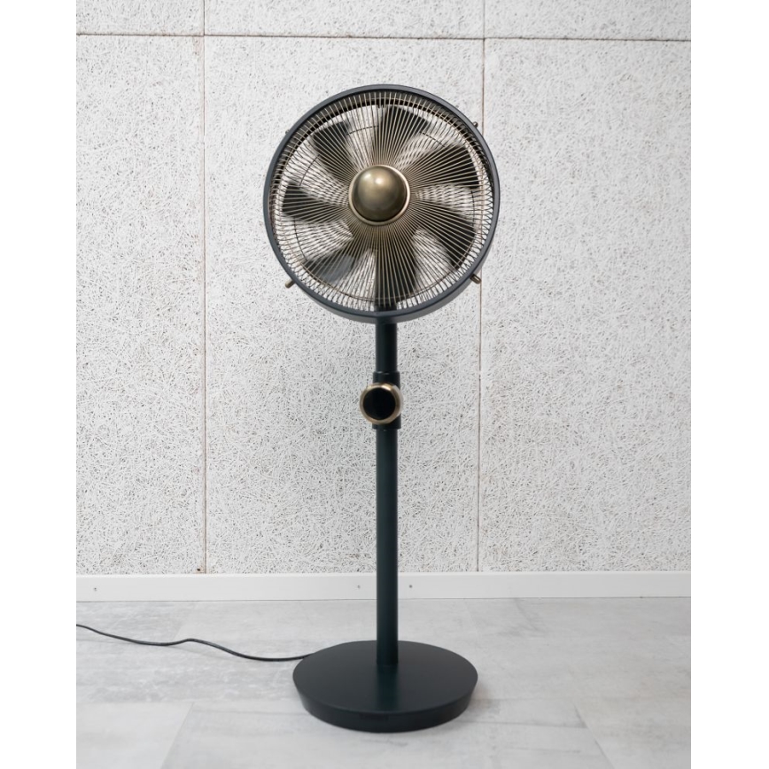 Stylies - Stojanový ventilátor URANUS 35W/230V 94 cm černá