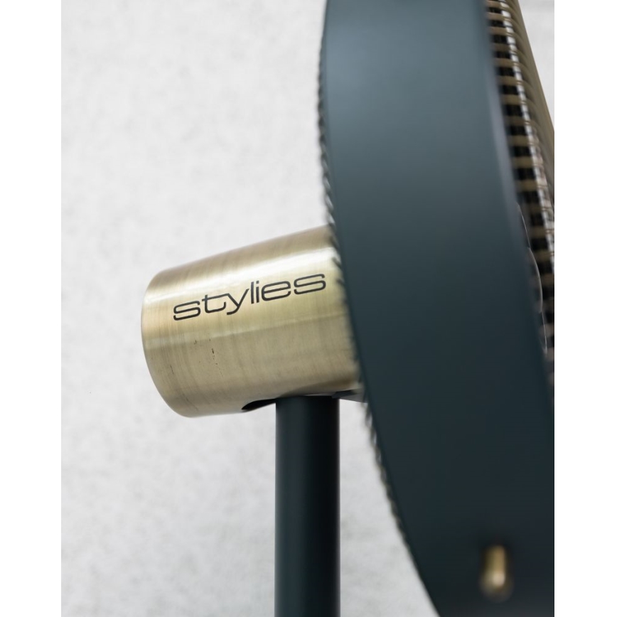 Stylies - Stojanový ventilátor URANUS 35W/230V 94 cm černá