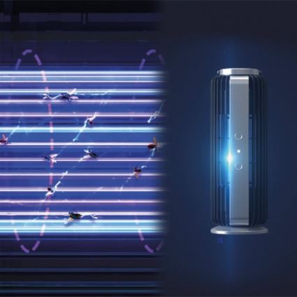 Stylies - Světelná nástraha na hubení komárů AURIGA UV-A/8W/230V 60 m²