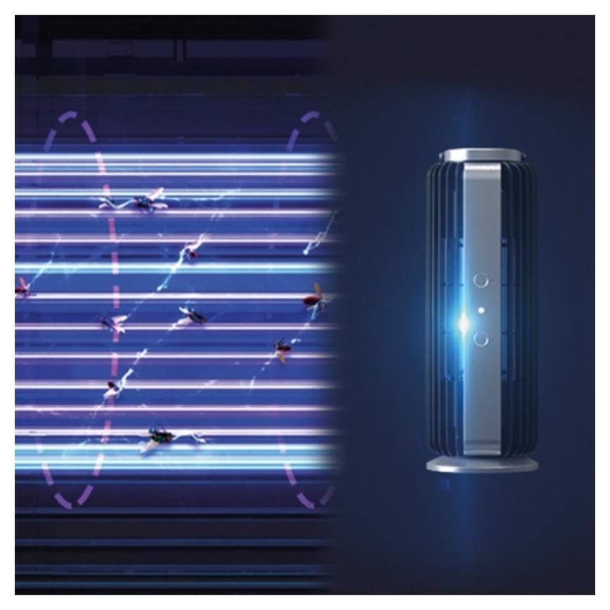 Stylies - Světelná nástraha na hubení komárů AURIGA UV-A/8W/230V 60 m²