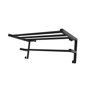 Sušák ručníků na koupelnový radiátor HF SHEFFIELD 52x28,4 cm černá