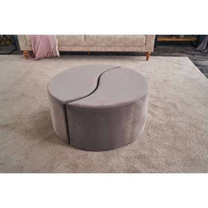 Taburet JING pr. 80 cm hnědá