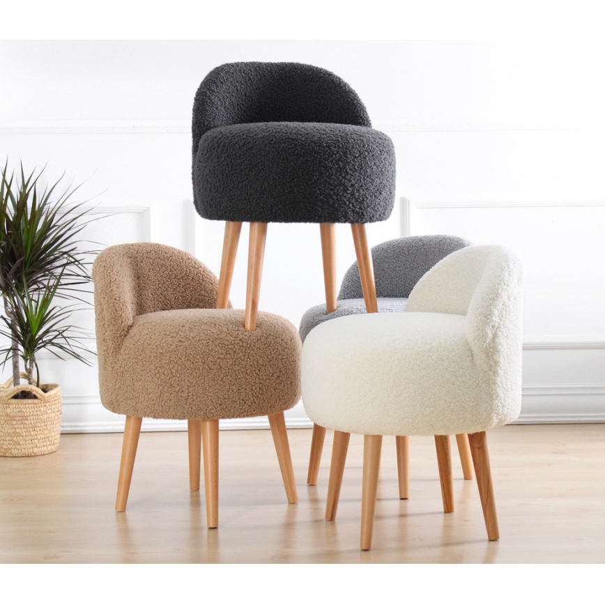 Taburet MIKI pr. 46 cm bílá