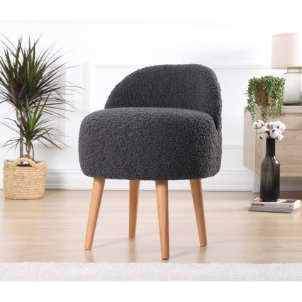 Taburet MIKI pr. 46 cm tmavě šedá
