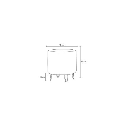 Taburet NANI pr. 40 cm krémová