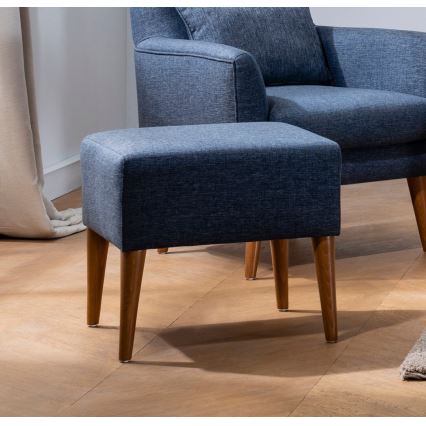 Taburet NIMO 46x50 cm modrá