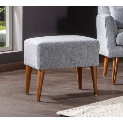 Taburet NIMO 46x50 cm šedá