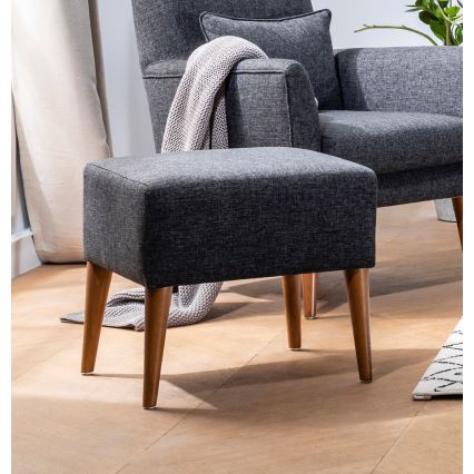 Taburet NIMO 46x50 cm šedá