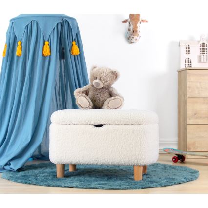 Taburet PIXI 37x61 cm bílá