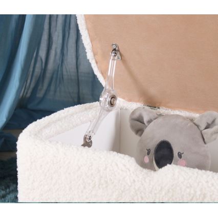 Taburet PIXI 37x61 cm bílá