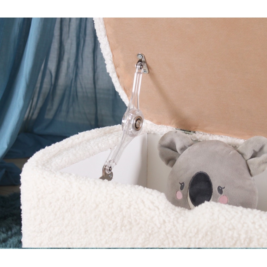 Taburet PIXI 37x61 cm bílá