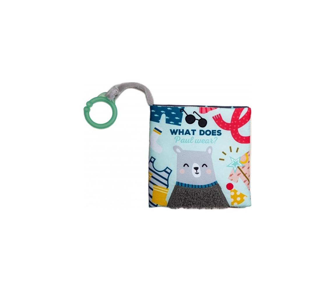 Taf Toys Taf Toys 12605TAF - Dětská textilní knížka medvídek FBB0151