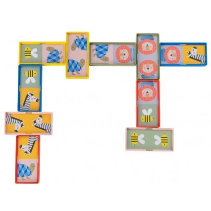 Taf Toys - Dětské domino 4v1 zvířátka