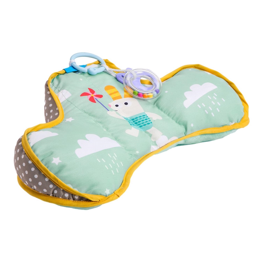Taf Toys - Dětský polštářek pro hru na bříšku TUMMY-TIME zelená