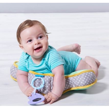 Taf Toys - Dětský polštářek pro hru na bříšku TUMMY-TIME zelená
