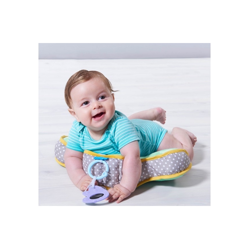 Taf Toys - Dětský polštářek pro hru na bříšku TUMMY-TIME zelená