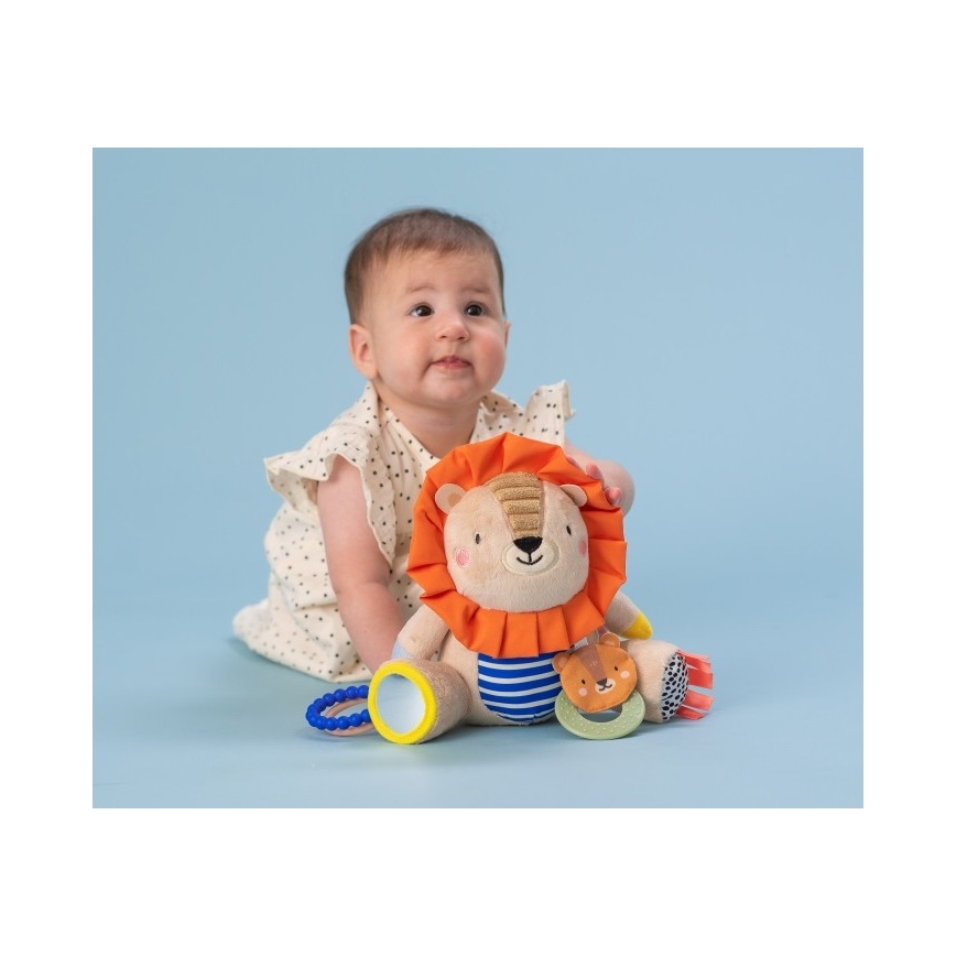 Taf Toys - Plyšová hračka s kousátky 25 cm lev