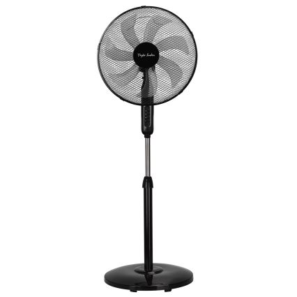 Taylor Swoden - Stojanový ventilátor 50W/230V 122 cm černá
