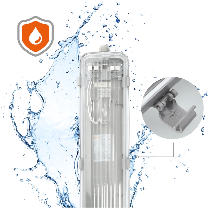 Technické zářivkové svítidlo 2xG13/22W/230V IP65