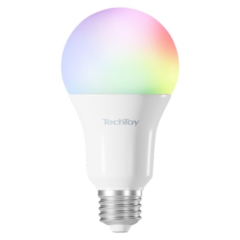 TechToy - LED RGB Chytrá stmívatelná žárovka E27/11W/230V 2700-6500K Wi-Fi