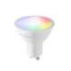 TechToy - LED RGB Chytrá stmívatelná žárovka GU10/4,5W/230V 2700-6500K Wi-Fi
