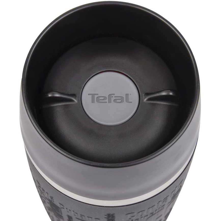 Tefal - Cestovní hrnek 360 ml TRAVEL MUG nerez/černá