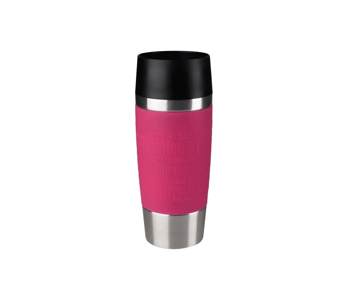 Tefal Tefal - Cestovní hrnek 360 ml TRAVEL MUG nerez/růžová GS0243