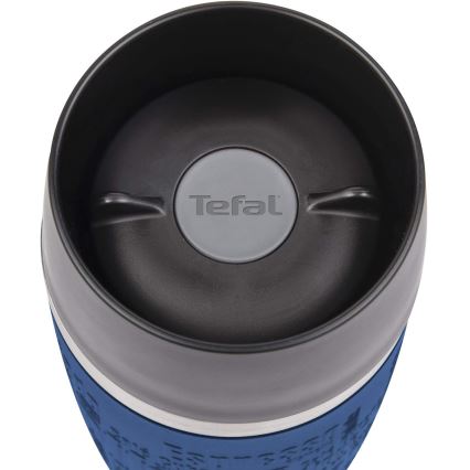 Tefal - Cestovní hrnek 360 ml TRAVEL MUG nerez/tmavě modrá