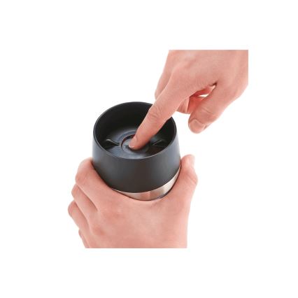 Tefal - Cestovní hrnek 360 ml TRAVEL MUG nerez/tmavě modrá