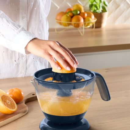 Tefal - Elektrický lis na citrusy MORNING CITRUS PRESS 0,8 l 25W/230V modrá