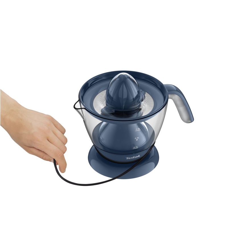 Tefal - Elektrický lis na citrusy MORNING CITRUS PRESS 0,8 l 25W/230V modrá