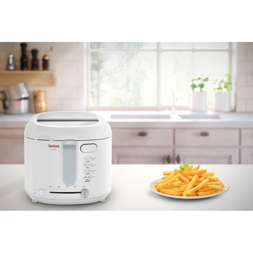 Tefal - Fritéza 1,8 l FRY UNO 1475W/230V bílá