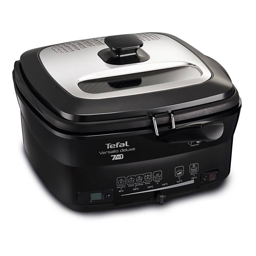 Tefal - Fritéza 2 l VERSALION DE LUXE 7v1 1600W/230V černá