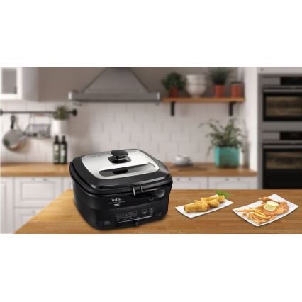 Tefal - Fritéza 2 l VERSALION DE LUXE 7v1 1600W/230V černá