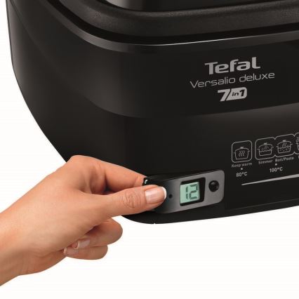 Tefal - Fritéza 2 l VERSALION DE LUXE 7v1 1600W/230V černá
